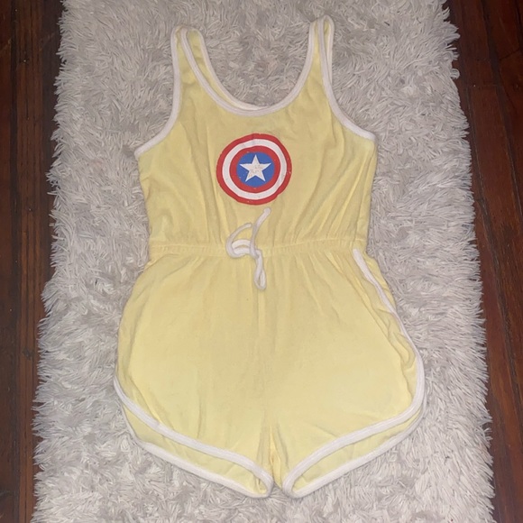 Marvel Terry Cloth Romper - Picture 1 of 3